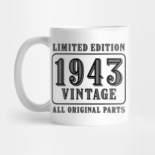 All original parts vintage 1943 limited edition birthday Mug